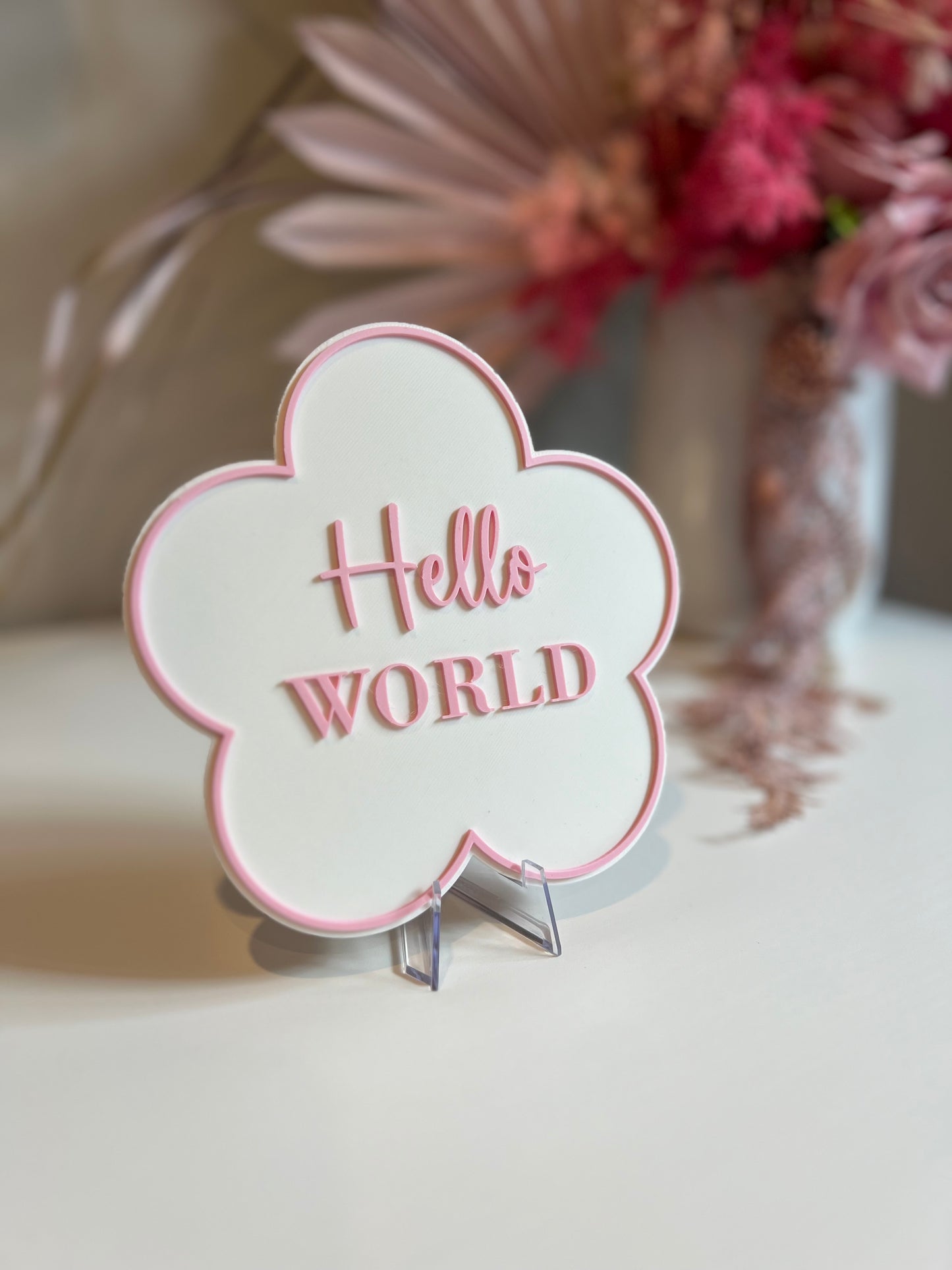 Hello World Announcment Plaque